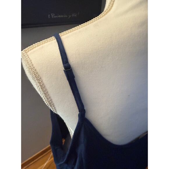 NWT Market & Spruce Button Down Navy Blouse with Double Pockets Sz. XL - Picture 6 of 9